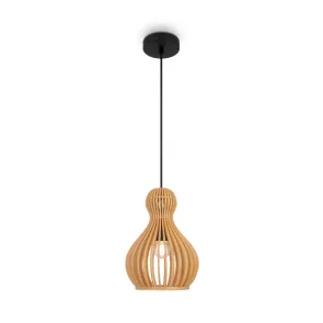 Pendant Light MOD192PL-01W Wooden Scandinavian Style Pendant Lamp E27