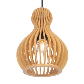 Pendant Light MOD192PL-01W Wooden Scandinavian Style Pendant Lamp E27
