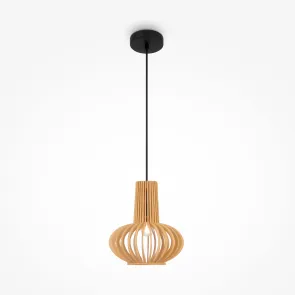 Pendant Light MOD193PL-01W Wooden Scandinavian Style Pendant Lamp E27