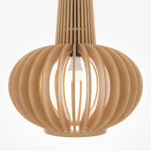 Pendant Light MOD193PL-01W1 Wooden Pendant Lamp E27 for Modern Interiors
