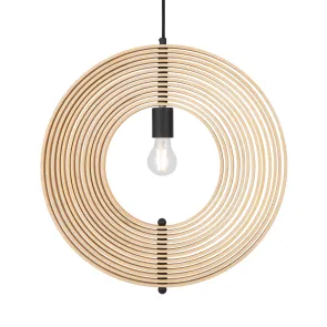 Pendant Light MOD197PL-01W1 Wooden Pendant Lamp E27 for Modern Interiors