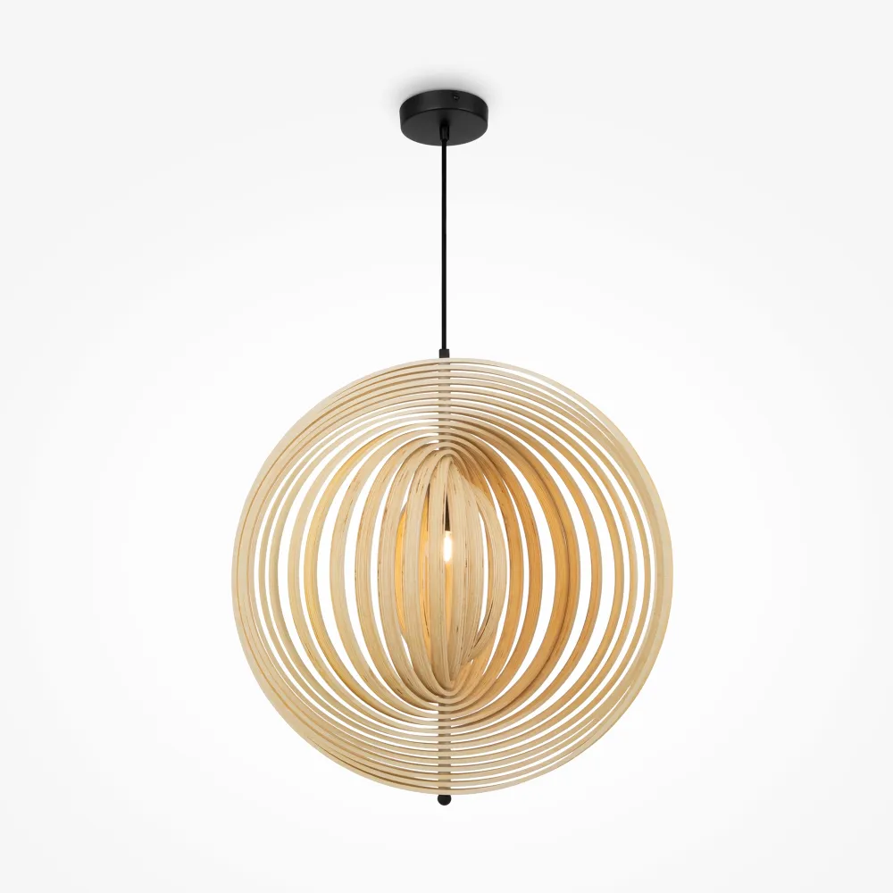 Pendant Light MOD197PL-01W2 Wooden Scandinavian Style Pendant Lamp E27
