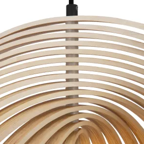 Pendant Light MOD197PL-01W2 Wooden Scandinavian Style Pendant Lamp E27