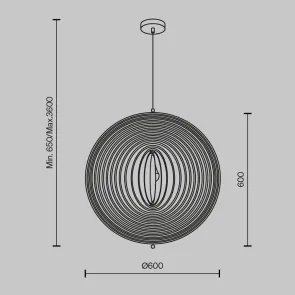 Pendant Light MOD197PL-01W2 Wooden Scandinavian Style Pendant Lamp E27