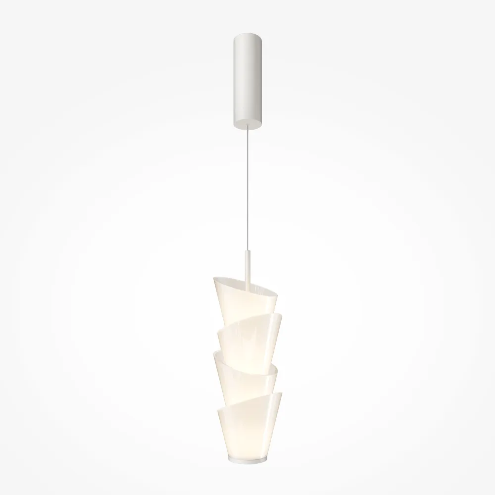 Viseča svetilka MOD374PL-L28W3K LED 14W bela moderna dizajnerska svetilka