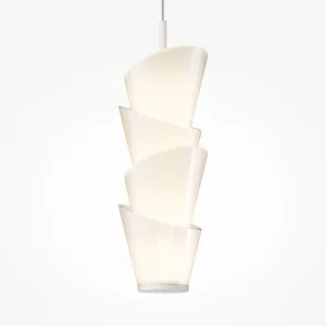 Viseča svetilka MOD374PL-L28W3K LED 14W bela moderna dizajnerska svetilka