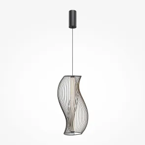 Pendant Light MOD263PL-L20B3K LED 20W Black Designer Ceiling Light