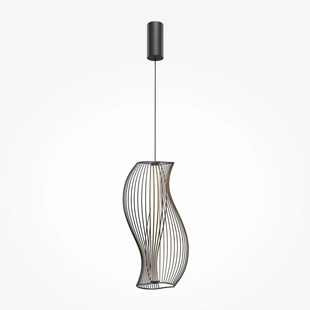 Viseča svetilka MOD263PL-L20B3K LED 20W črna dizajnerska svetilka