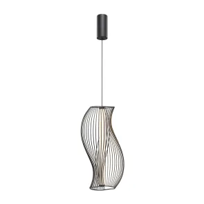 Viseča svetilka MOD263PL-L20B3K LED 20W črna dizajnerska svetilka