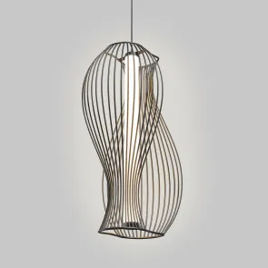 Viseča svetilka MOD263PL-L20B3K LED 20W črna dizajnerska svetilka