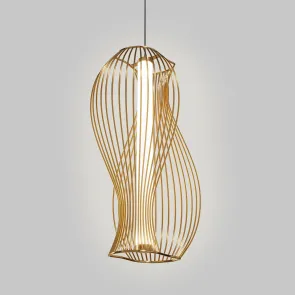 Pendant Light MOD263PL-L20BS3K LED 20W Brass Designer Ceiling Light