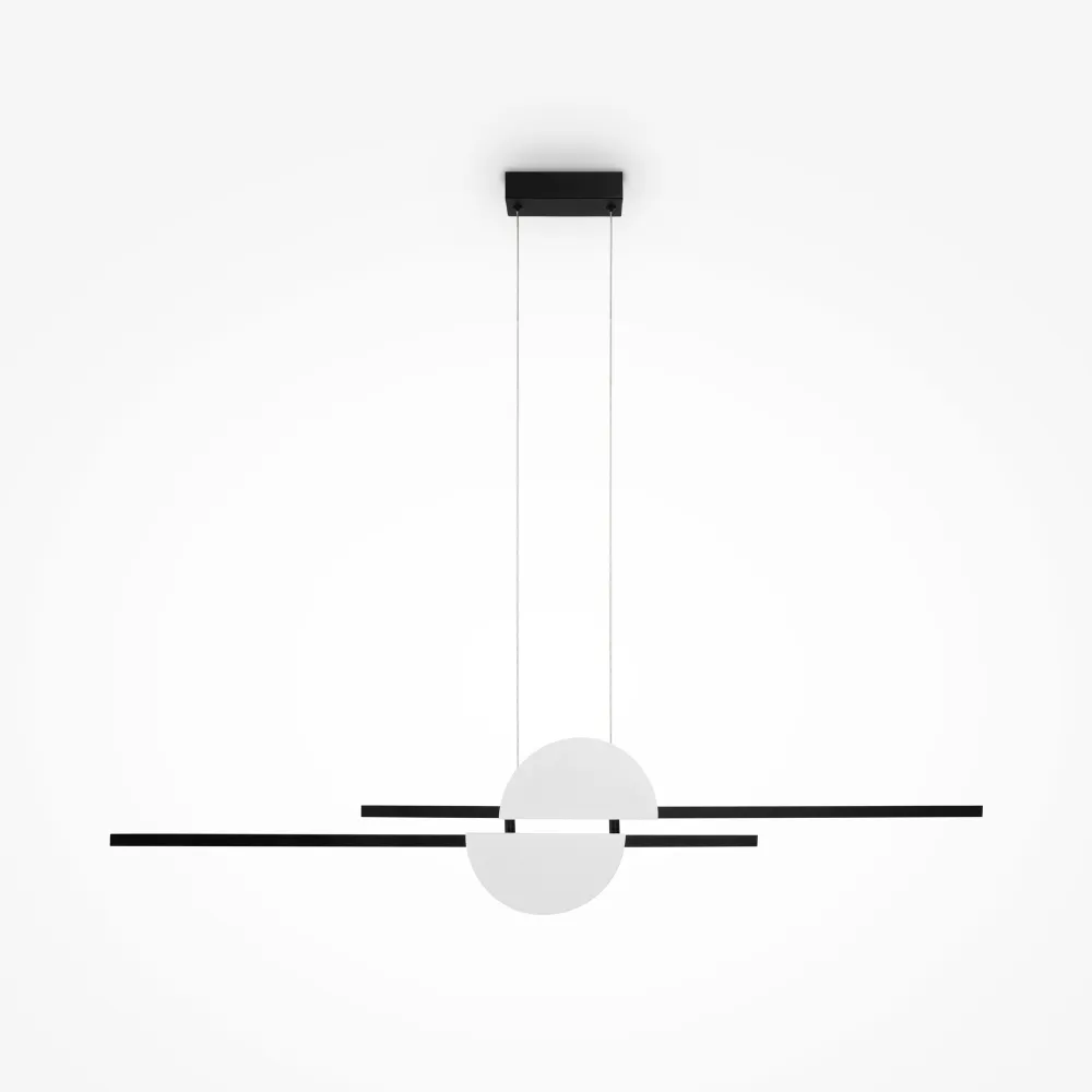 Pendant Light MOD179PL-L26BS4K LED 26W Black Gold Modern Ceiling Lamp