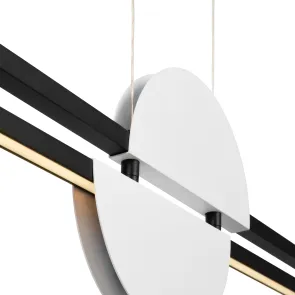 Pendant Light MOD179PL-L26BS4K LED 26W Black Gold Modern Ceiling Lamp