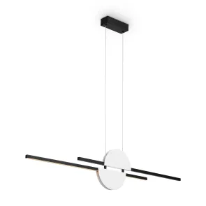 Pendant Light MOD179PL-L26BS4K LED 26W Black Gold Modern Ceiling Lamp