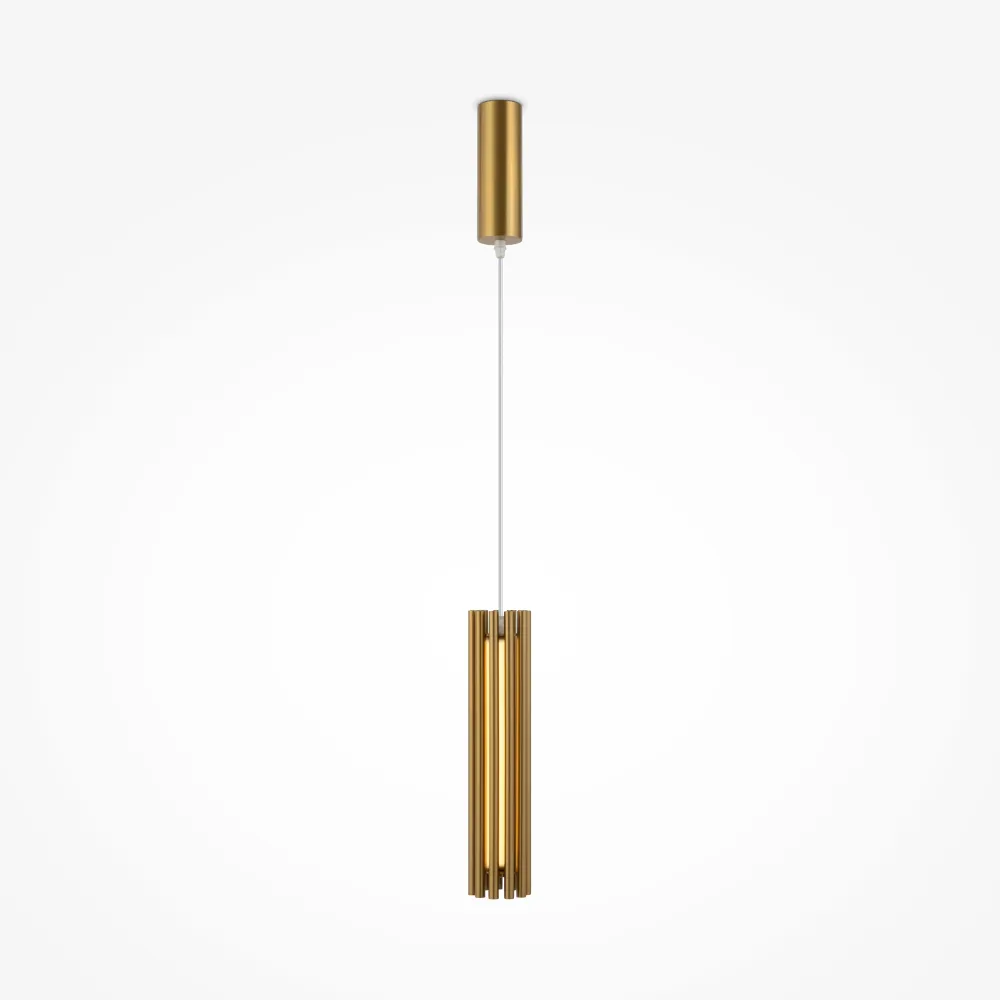 Pendant Light MOD410PL-L12BS3K LED 12W Gold Modern Ceiling Lamp