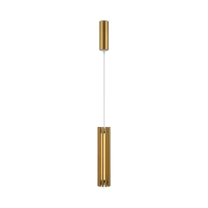 Pendant Light MOD410PL-L12BS3K LED 12W Gold Modern Ceiling Lamp