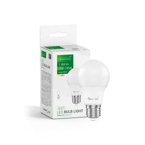 GREEN TECH LED bulb Green Tech 15W, 4000K, E27, A60, Flux: 1500 lm, IP40, Epistar chip - LB-2117