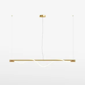 MOD166PL-L20G3K Pendant Light LED 3000K Gold | Modern Pendant Light