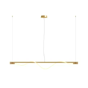 Viseča svetilka MOD166PL-L20G3K LED 3000K zlata | Moderna viseča svetilka