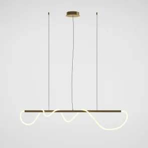 MOD166PL-L30G3K Pendant Light LED 3000K Gold | Modern Pendant Light