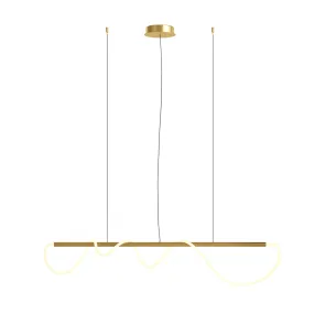 MOD166PL-L30G3K Pendant Light LED 3000K Gold | Modern Pendant Light
