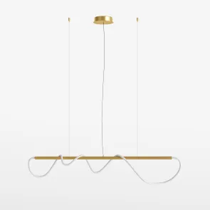 MOD166PL-L30G3K Pendant Light LED 3000K Gold | Modern Pendant Light