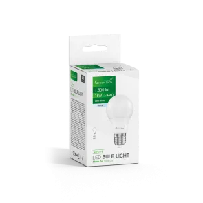 GREEN TECH LED bulb Green Tech 15W, 6000K, E27, A60, Flux: 1500 lm, IP40, Epistar chip - LB-2118