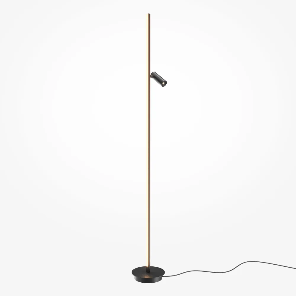 Stojalna svetilka MOD395FL-L28B3K LED 3000K črna | Moderna talna svetilka