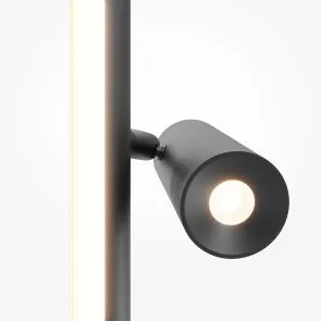 Stojalna svetilka MOD395FL-L28B3K LED 3000K črna | Moderna talna svetilka
