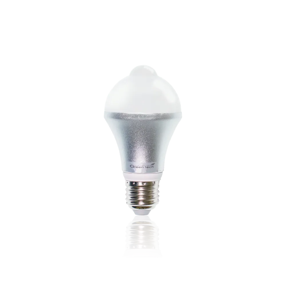 GREEN TECH LED bulb with sensor Green Tech 5W, 4200K, E27, AC220V - LB-2160