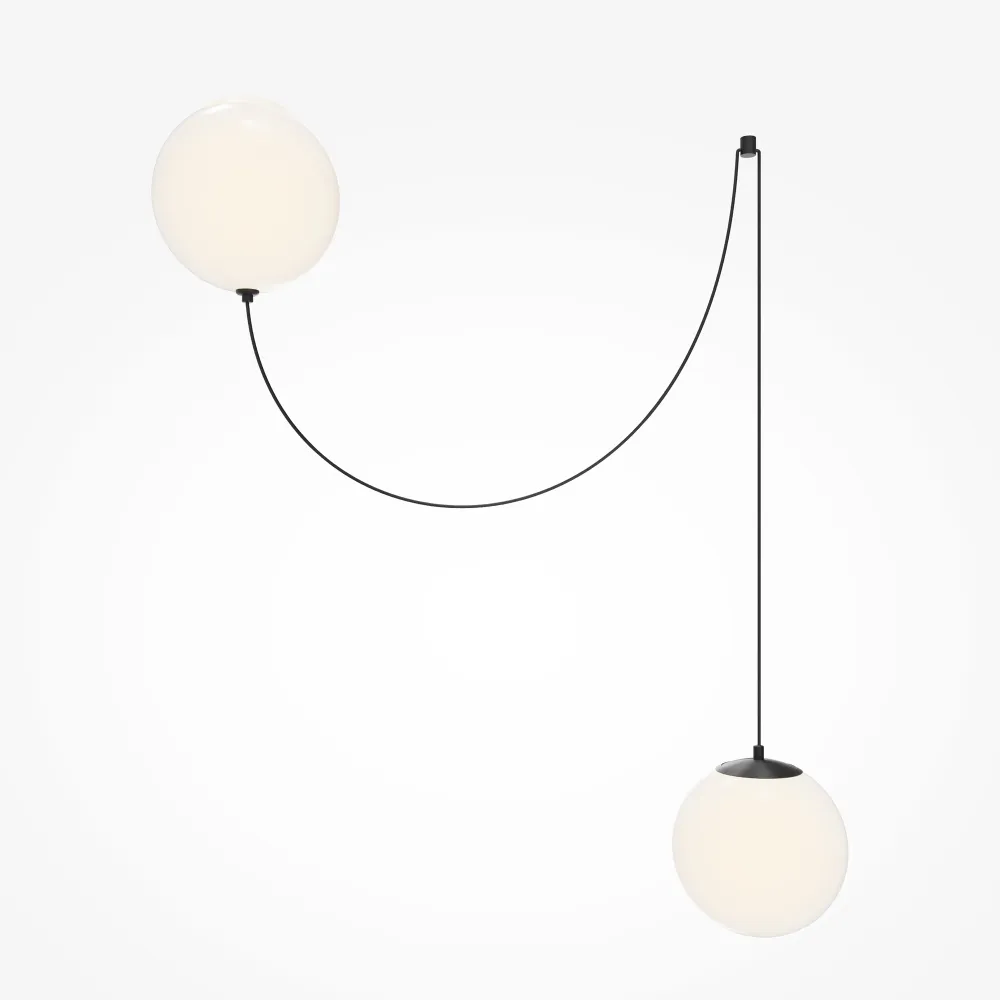 MOD427PL-L20B3K1 Pendant Light LED 3000K Black | Modern Chandelier
