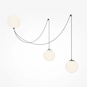 MOD427PL-L30B3K1 Pendant Light LED 3000K Black | Modern Chandelier