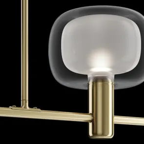 Chandelier Gold MOD411PL-03G | Modern 3-Globe Chandelier