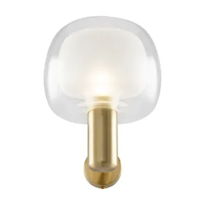 MOD411WL-01G Wall Light Gold | Modern Glass Wall Sconce