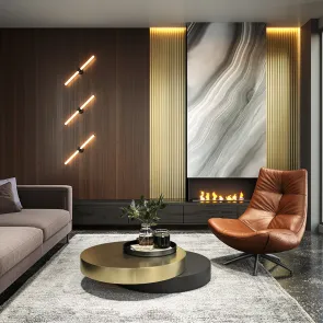 Stenska svetilka MOD106WL-L16B3K črna LED 3000K | Moderna stenska svetilka