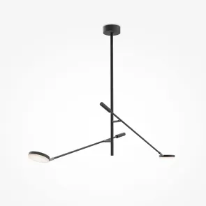 Stropna svetilka MOD070CL-L15B3K1 črna LED 3000K | Moderna stropna svetilka