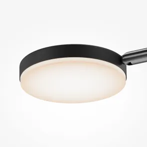 Lestenec MOD070CL-L30B3K črna LED 3000K | Moderna stropna svetilka