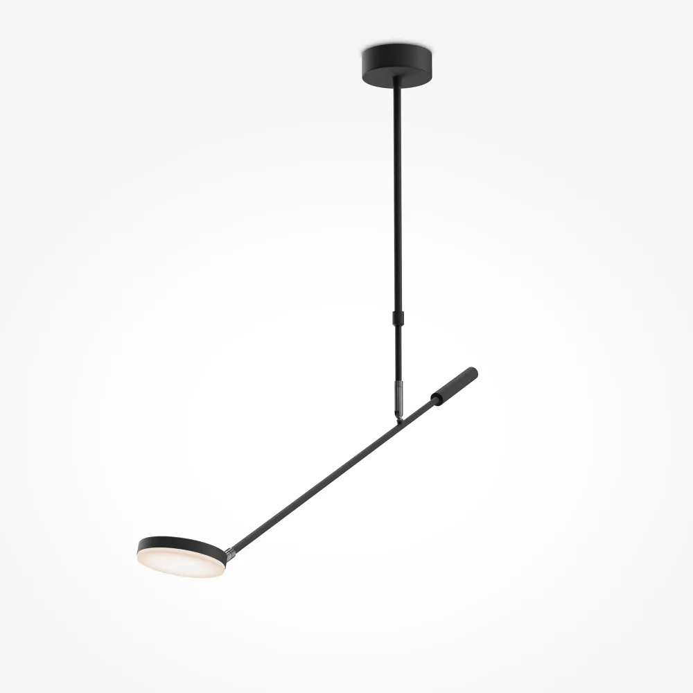Chandelier MOD070CL-L8B3K Black LED 3000K | Modern Ceiling Lamp