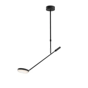 Chandelier MOD070CL-L8B3K Black LED 3000K | Modern Ceiling Lamp