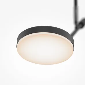 Chandelier MOD070CL-L8B3K Black LED 3000K | Modern Ceiling Lamp