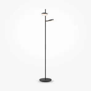 Talna svetilka MOD070FL-L12B3K črna LED 3000K | Moderna stoječa svetilka