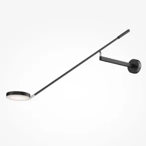 Stenska svetilka MOD070WL-L6B3K črna LED 3000K | Moderna stenska svetilka