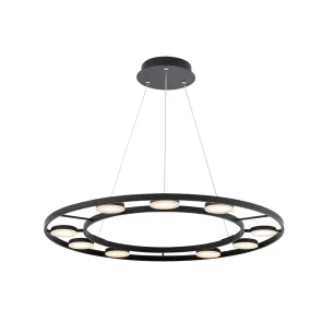 Viseča svetilka MOD070PL-L63B3K črna LED 3000K | Moderna viseča svetilka