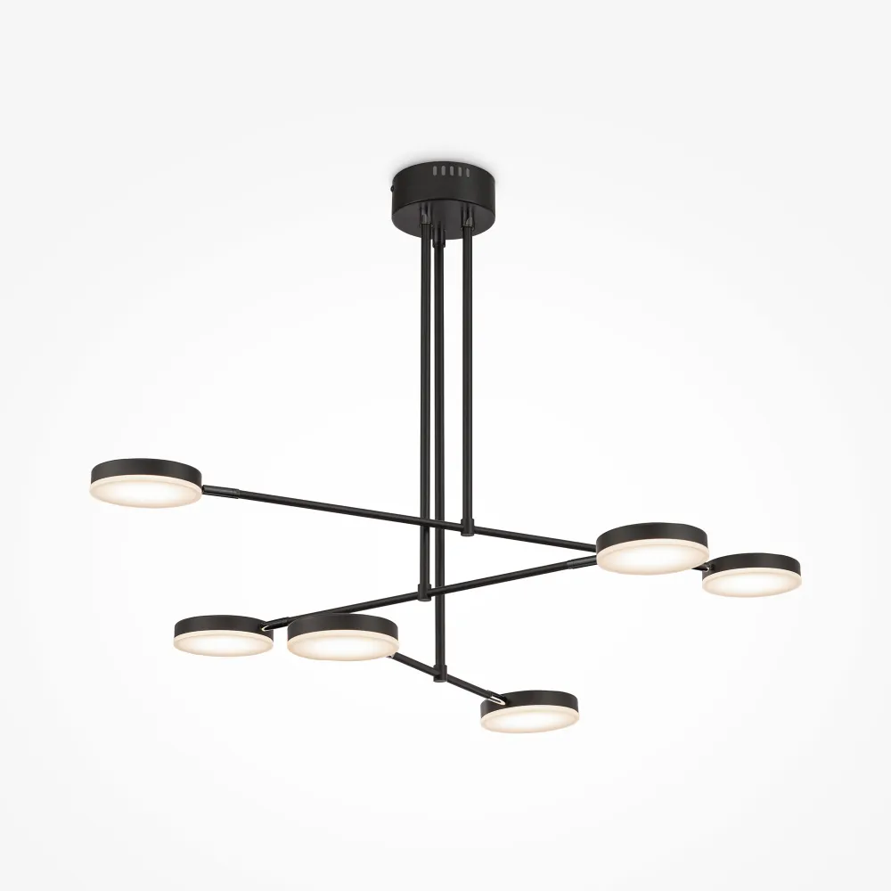 Chandelier MOD070PL-L38B3K Black LED 3000K | Modern Chandelier