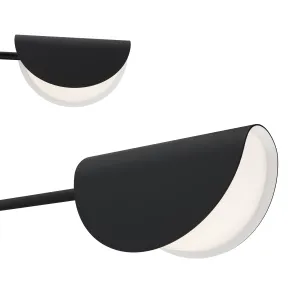 Luster MOD126PL-08B črn | Moderna viseča svetilka za dnevno sobo