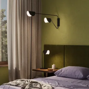 Namizna svetilka MOD126TL-01B črna | Moderna LED namizna svetilka