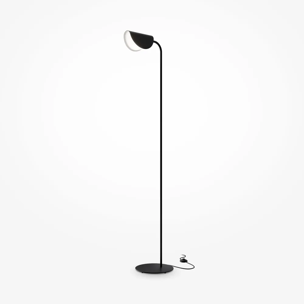 Talna svetilka MOD126FL-01B črna | Moderna LED talna svetilka