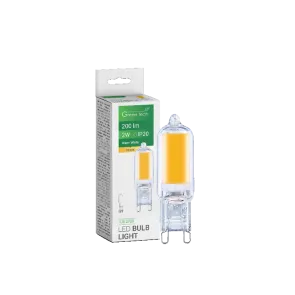 GREEN TECH LED bulb Green Tech 2W, 3000K, G9, Flux: 200 lm, IP20, San`an chip - LB-2730