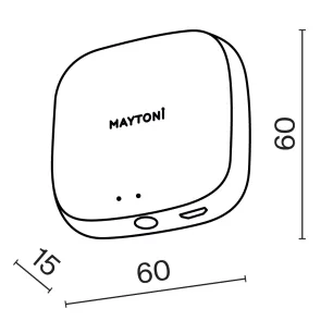 Pametni priključni center MD-TRA034-W Wi-Fi | Smart Home Hub