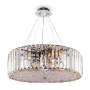 Lestenec MOD080CL-08CH krom | Kristalna LED svetilka